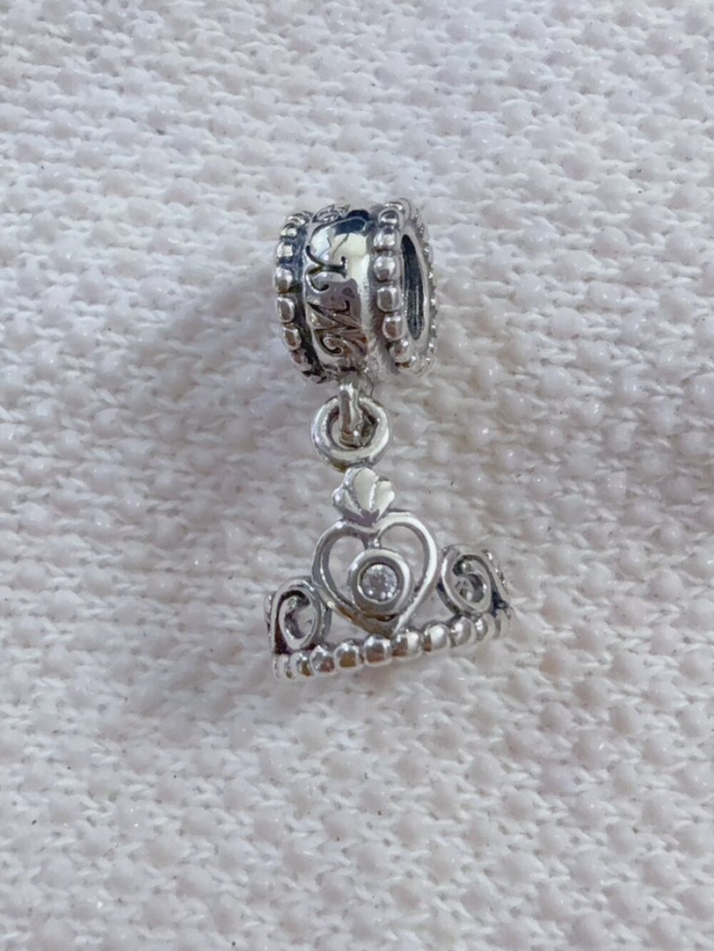 My Princess Tiara Dangle Silver Charm For Pandora Bracelet Necklace